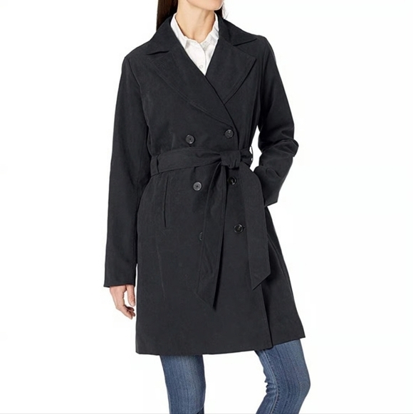 Amazon Essentials Jackets & Blazers - Women's Trench Coat Amazon Essentials Size XXL Blue Water Resistant   Classic